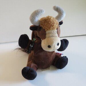 YAK Coca Cola 1999 plush beans 6" tall stuffed animal name brand